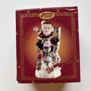 San‎ Francisco Music Box Co Santa Penguin Snowman Christmas Ornament 2001